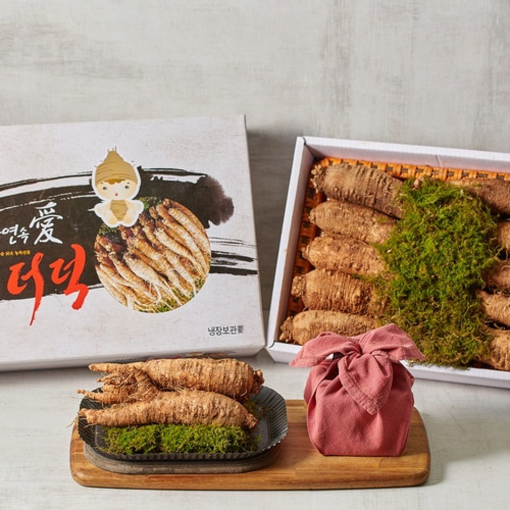 더덕선물세트 2kg (16개 이하)-24년 설