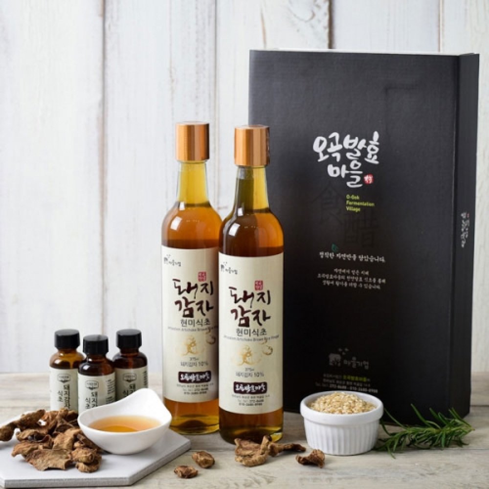 3년숙성 돼지감자현미식초 375ml×2