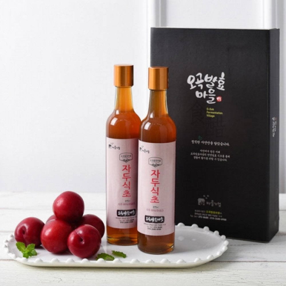 2년숙성 자두식초 375ml×2